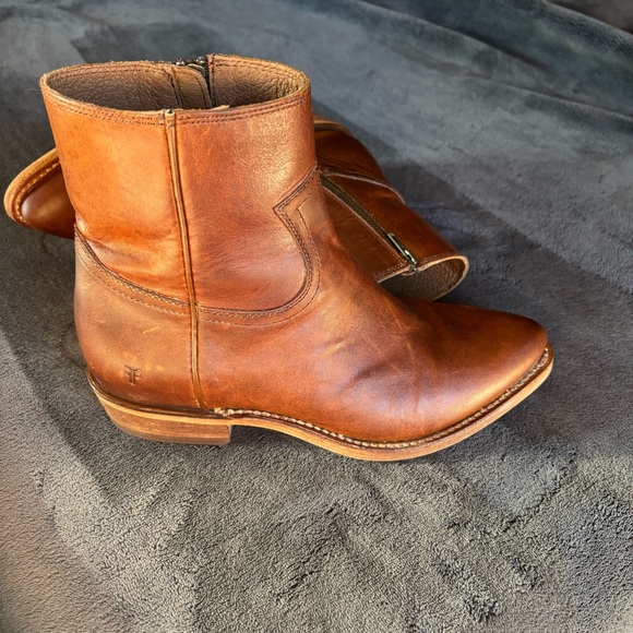 Frye Billy Leather Zip Up Womens Boots Size 9 - Picture 7 of 16